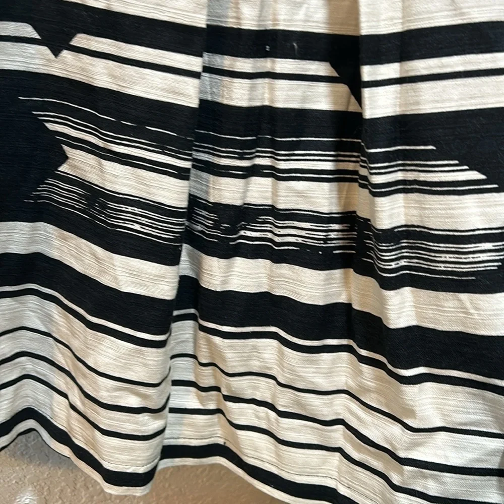 Chicos long black  beautiful coat size 2 GUC…